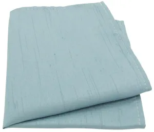 Antique Blue Shantung Pocket Square