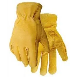 Leather Work Gloves, Premium Buffalo, Men's XL