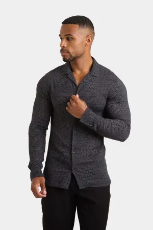 Printed Shirt in Geometric Print