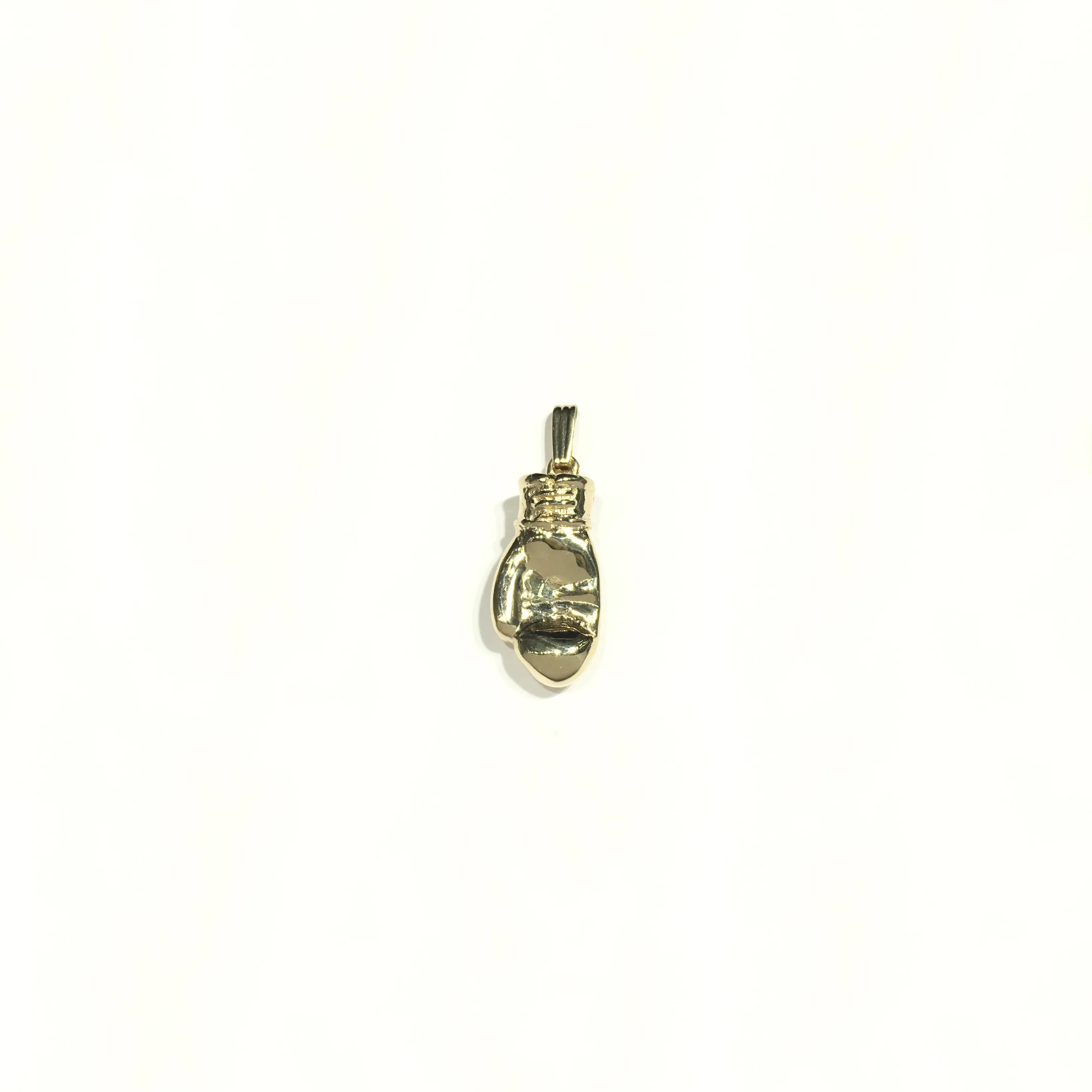 Single Boxing Glove Pendant (14K)